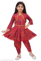 Cotton Blend Clothing Set for Girls 