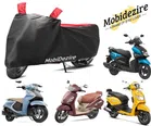 Polyester Universal Waterproof Motorcycle Cover (Black & Red)