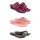 Combo of Heels with Slippers & Flats for Women 