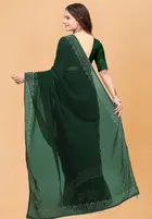 Georgette Embellished Saree for Women 