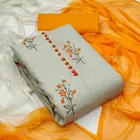 Cotton Slub Unstitched Dress Material for Women 