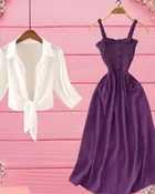Poly Crepe Dress for Women 