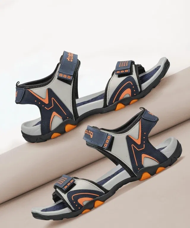 Sports Sandals for Men (Orange, IND-6)