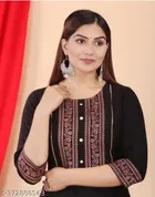 Rayon Solid Kurti for Women 