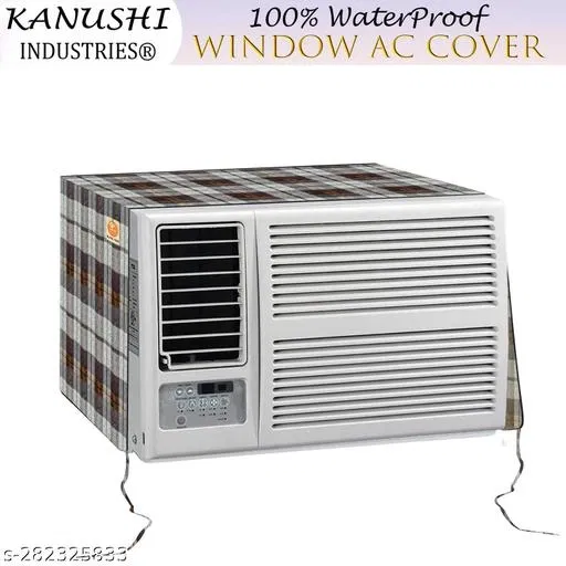 KANUSHI industries® 100% Waterproof And Dustproof Window AC Cover 1.5 to 2.0 Ton Capacity (AC-WIN-NW-NEW-09)