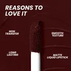 Seven Seas Liquid Lipstick for Women, Dark Brown 