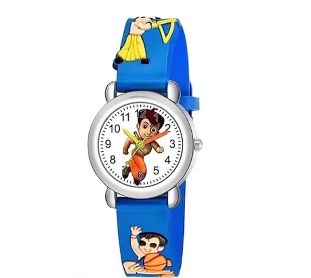Silicon Analog Watch for Boys (Blue)