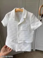 Cotton Shirt and Short Set for Boys 