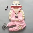 Hosiery Printed T-Shirt with Jacket & Pant Set for Kids 