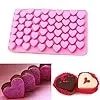 Silicone Chocolate Moulds,Pink, Pack Of 1