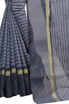 SVB साड़ी पोलीकॉटन सिल्क साड़ी 