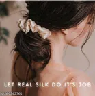 Pure Silk Scrunchies for Women, Pack of 12 