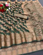 Organza Zari Woven Saree for Women 