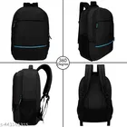 Polyester Backpack for Men & Women, Black