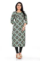 A-Line Crepe Kurti for Women 