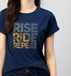 Round Neck Printed T-Shirt for Women 