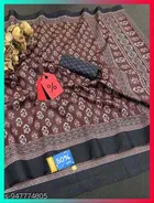 Cotton Blend Silk Saree for Women 