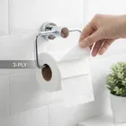 Terrahome Toilet Tissue Paper Rolls, 3 Ply, 800 Pulls [4 X 200 Pulls] [Pack Of 2]