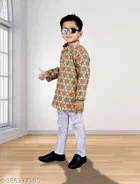 Cotton Blend Kurta with Pajama for Boys 