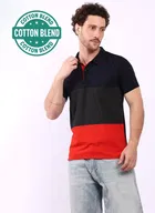 Colorblocked Polo T-Shirt for Men 
