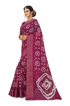 शारदा क्रिएशन कॉटन प्रिंटेड साड़ी विद ब्लाउज 