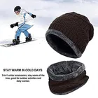 Woolen Cap with Neck Warmer for Men 
