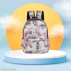 Polyester Backpack Bag, Multicolor
