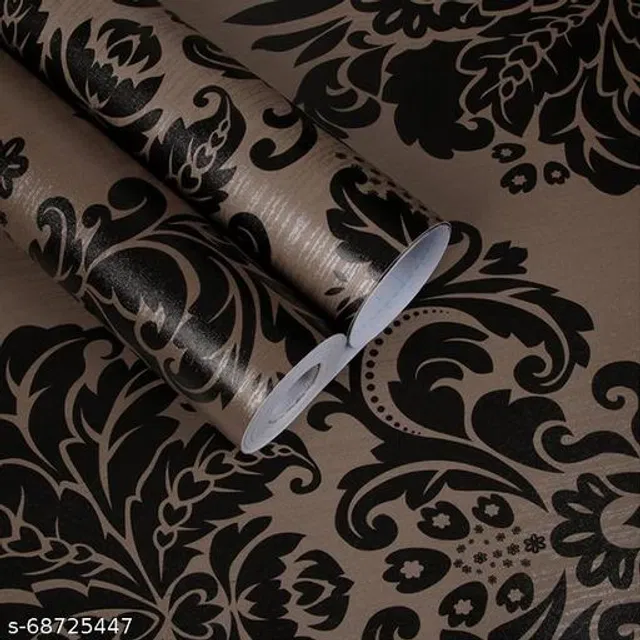 Bliss Vinyl Wallpaper for Home (Multicolor, 45x250 cm)