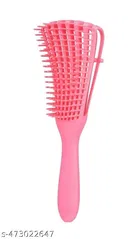 Plastic Hair Detangler Brush, Multicolor