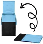 Cloth Laundry Baskets, Blue & Black 