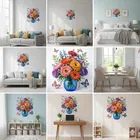 Fancy 3D Floral Wall Sticker 