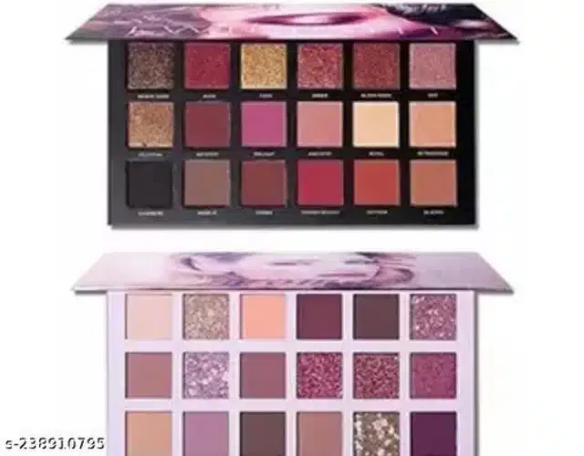 Premium Eye Shadow Palette (Multicolor, Pack of 2)