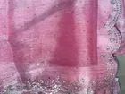 Jimmy Choo Solid Saree For Women, Pink