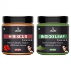 Natural Hibiscus & Indigo Leaf Powder for Skin & Hair 