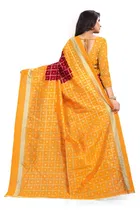 Art Silk Bandhani Saree for Women 