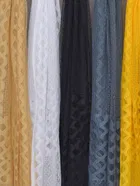 Net Solid Dupatta for Women 