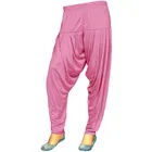 Viscose Rayon Solid Patiala for Women (Light Pink, 2XL)