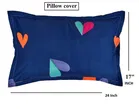 Grover Heart Pillow Covers Pack of 4 Blue Heart