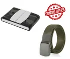Combo of Wallet & Casual Belt for Men 