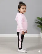 Cotton Blend Printed , Pink & Black 