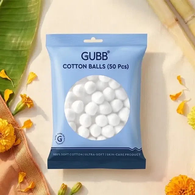Gubb Cotton Balls (50 Pcs.)