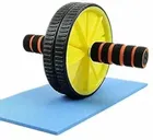 Double Wheel Ab Exerciser (Multicolor)