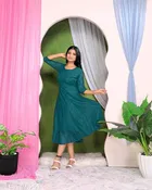 Net Gowns for Women,  Green  