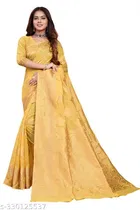 Chanderi Cotton Zari Woven Saree for Women 