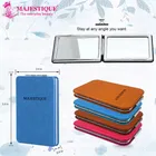 Majestique Rectangle Compact Mirror Pu 1X/2X Magnification 