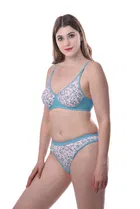 Pibu वीमेन कॉटन ब्रा पैंटी सेट 