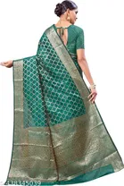 Organza Zari Woven Saree for Women 