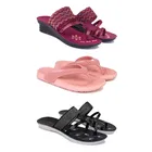 Combo of Heels with Slippers & Flats for Women 