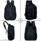 Polyester Backpack for Men & Women, Black