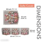 Cotton Floral Sofa With Table Cover Set 